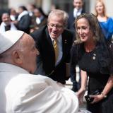 Pope Francis with Rep. Wagner